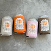 A Little Pumpkin Is On The Way Gingham Fall Baby Shower Can Coolers