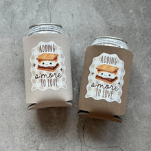 Load image into Gallery viewer, Adding S'more to Love Baby Shower Can Coolers
