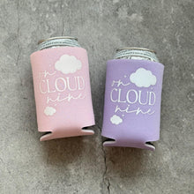Load image into Gallery viewer, On Cloud Nine Bridal Shower Baby Shower Ninth 9th Birthday Can Coolers
