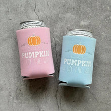 Load image into Gallery viewer, A Little Pumpkin Is On The Way Fall Baby Shower Can Coolers
