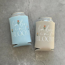 Load image into Gallery viewer, Baby in Bloom Baby Boy Shower Can Coolers

