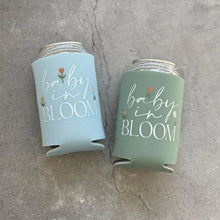 Load image into Gallery viewer, Baby in Bloom Baby Boy Shower Can Coolers
