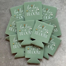 Load image into Gallery viewer, Baby in Bloom Baby Boy Shower Can Coolers
