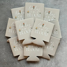 Load image into Gallery viewer, Baby in Bloom Baby Boy Shower Can Coolers
