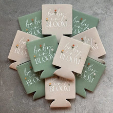 Load image into Gallery viewer, Baby in Bloom Baby Boy Shower Can Coolers
