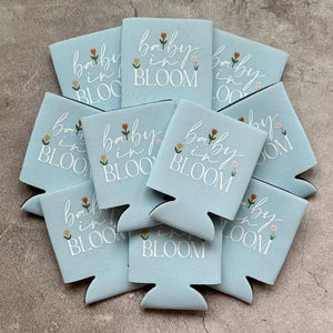Baby in Bloom Baby Boy Shower Can Coolers
