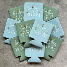 Load image into Gallery viewer, Baby in Bloom Baby Boy Shower Can Coolers

