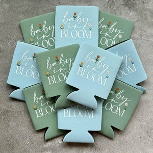 Baby in Bloom Baby Boy Shower Can Coolers