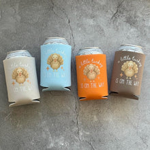 Load image into Gallery viewer, A Little Turkey Is On The Way November Fall Autumn Thanksgiving Baby Shower Party Favor Can Coolers
