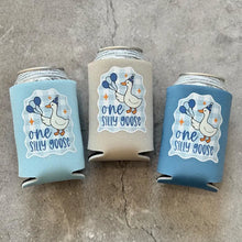 Load image into Gallery viewer, One Silly Goose Boy 1st Birthday Can Coolers
