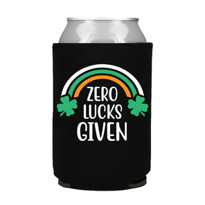 Zero Lucks Given St. Patrick's Day Party Favor Can Cooler