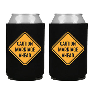 Caution Marriage Ahead Bachelor Party Can Coolers