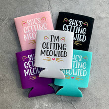 Load image into Gallery viewer, Getting Meowied Bachelorette Party Can Coolers
