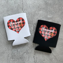 Load image into Gallery viewer, Flannel Fling Before the Ring Bachelorette Party Beer Can Coolers
