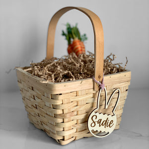Wooden Personalized Easter Basket Tags