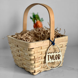 Wooden Personalized Easter Basket Tags