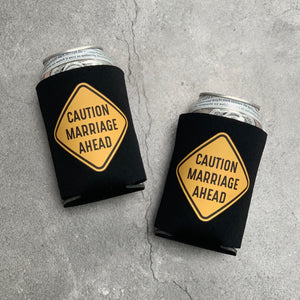 Caution Marriage Ahead Bachelor Party Can Coolers