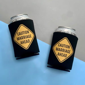 Caution Marriage Ahead Bachelor Party Can Coolers