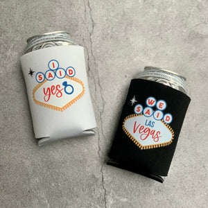 I Said Yes We Said Las Vegas Bachelorette Party Can Coolers
