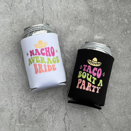 Velvet or Metallic Can Cooler Koozie™ for Bachelorette Party