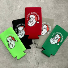 Load image into Gallery viewer, Santa Claws Christmas Party Favor Slim Can Coolers
