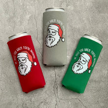 Load image into Gallery viewer, Santa Claws Christmas Party Favor Slim Can Coolers
