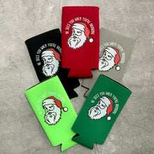 Load image into Gallery viewer, Santa Claws Christmas Party Favor Slim Can Coolers
