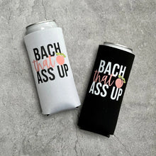 Load image into Gallery viewer, Bach That Ass Up Peach Savannah Georgia Bachelorette Slim Seltzer Can Coolers
