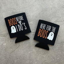 Load image into Gallery viewer, Boos Before I Dos and Here for the Boos Halloween Bachelorette Can Coolers
