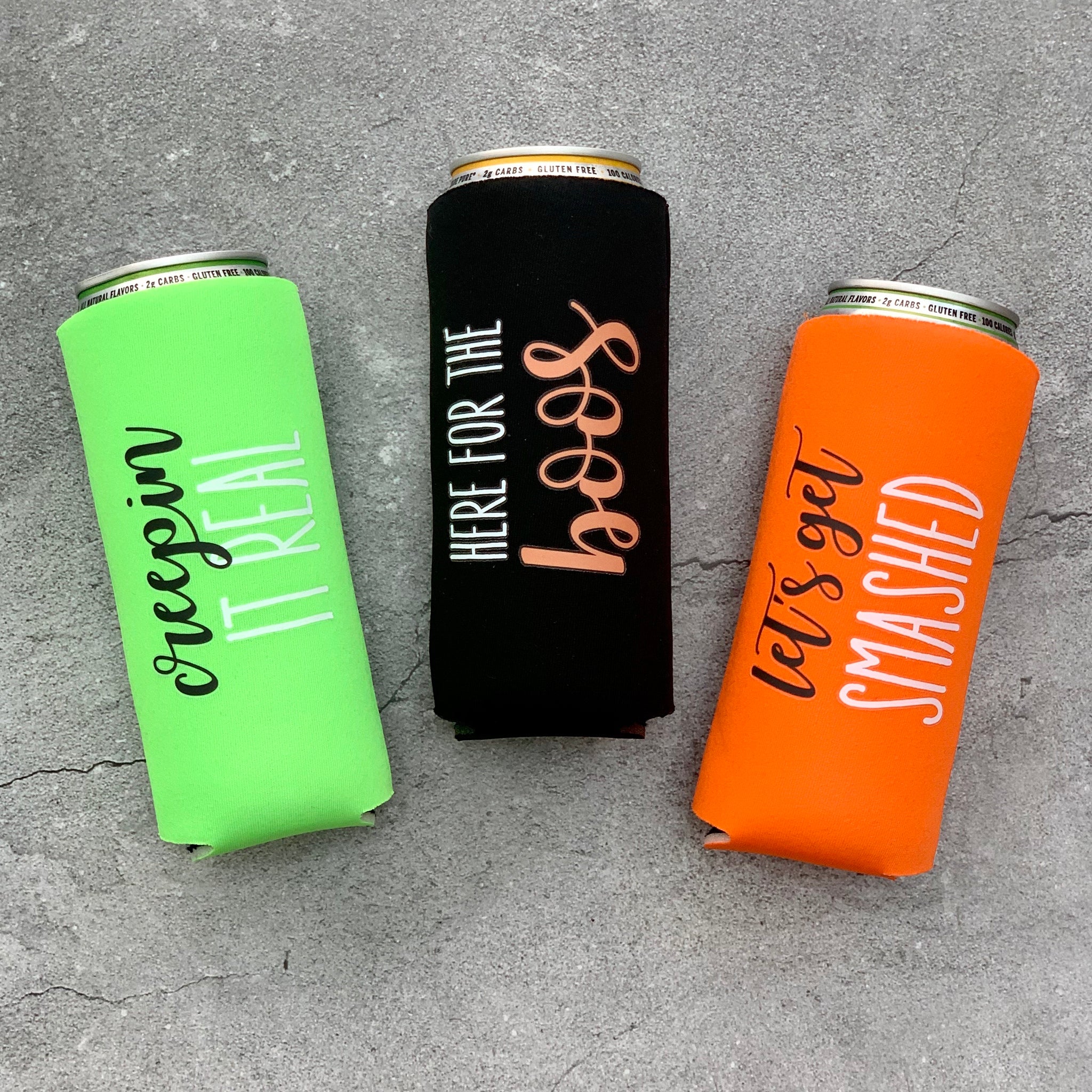 High Noon Slim Can Cooler, Personalized Koozie, Slim Can Cooler
